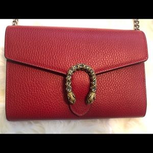 Gucci Dionysus mini leather chain bag